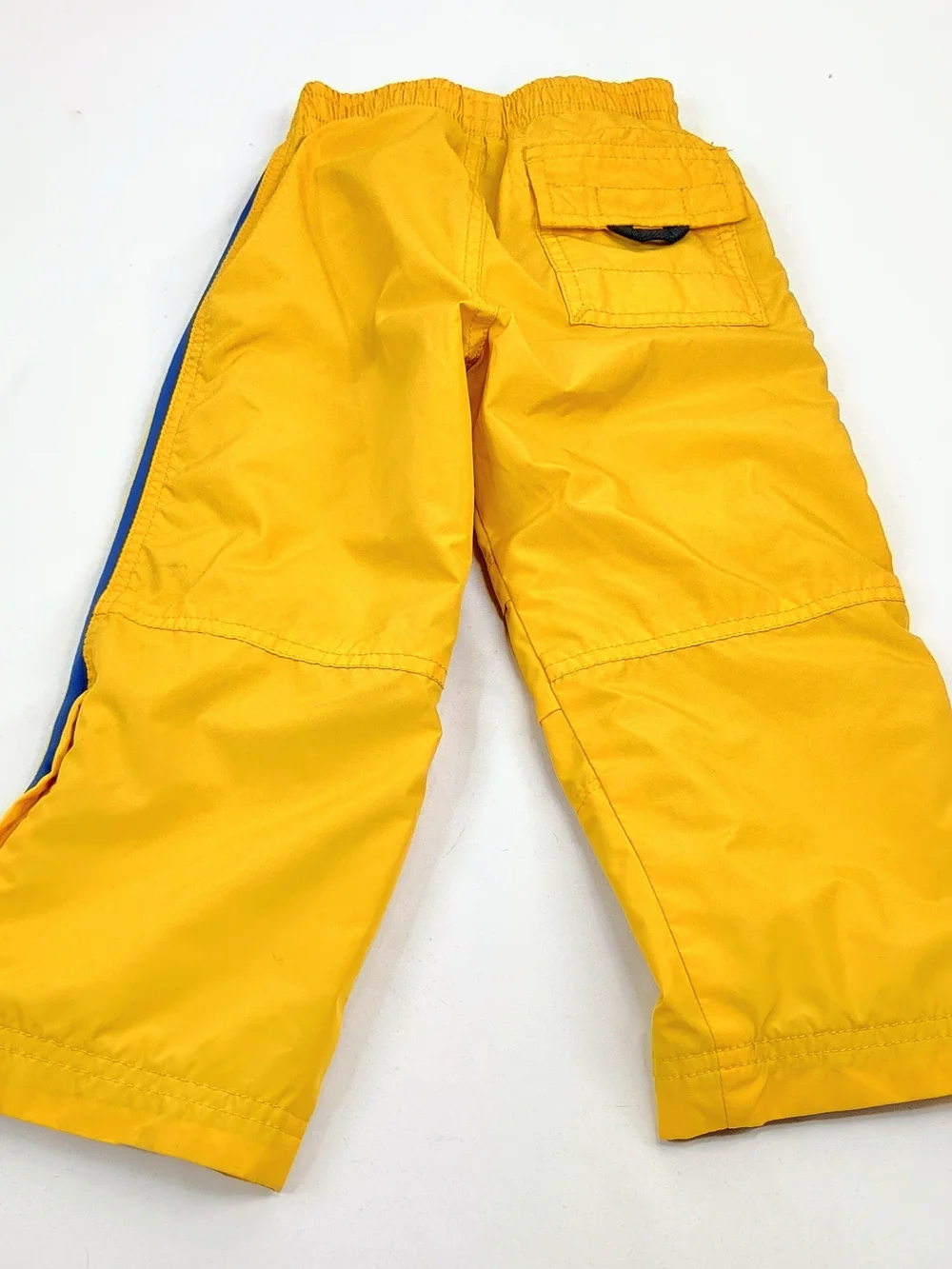 Baby GAP Toddler Boy's Y2K 'Captain' Yellow Athletic Track Pants